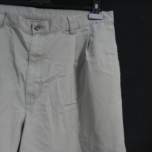 Men's Casual Chino Beige Pants| 36 x 30 | Rolled Bottom Hems - Picture 5 of 16